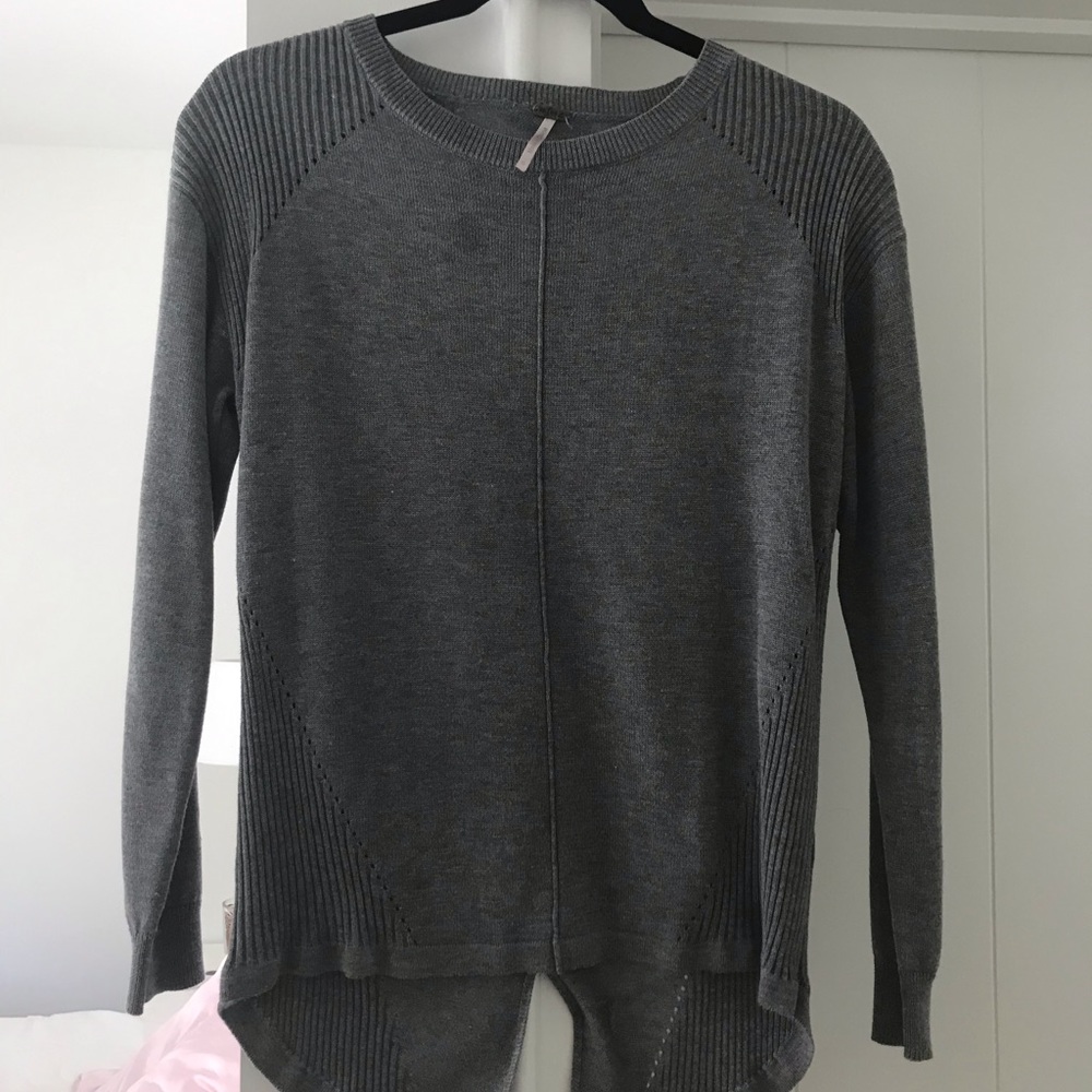 Gray sweater